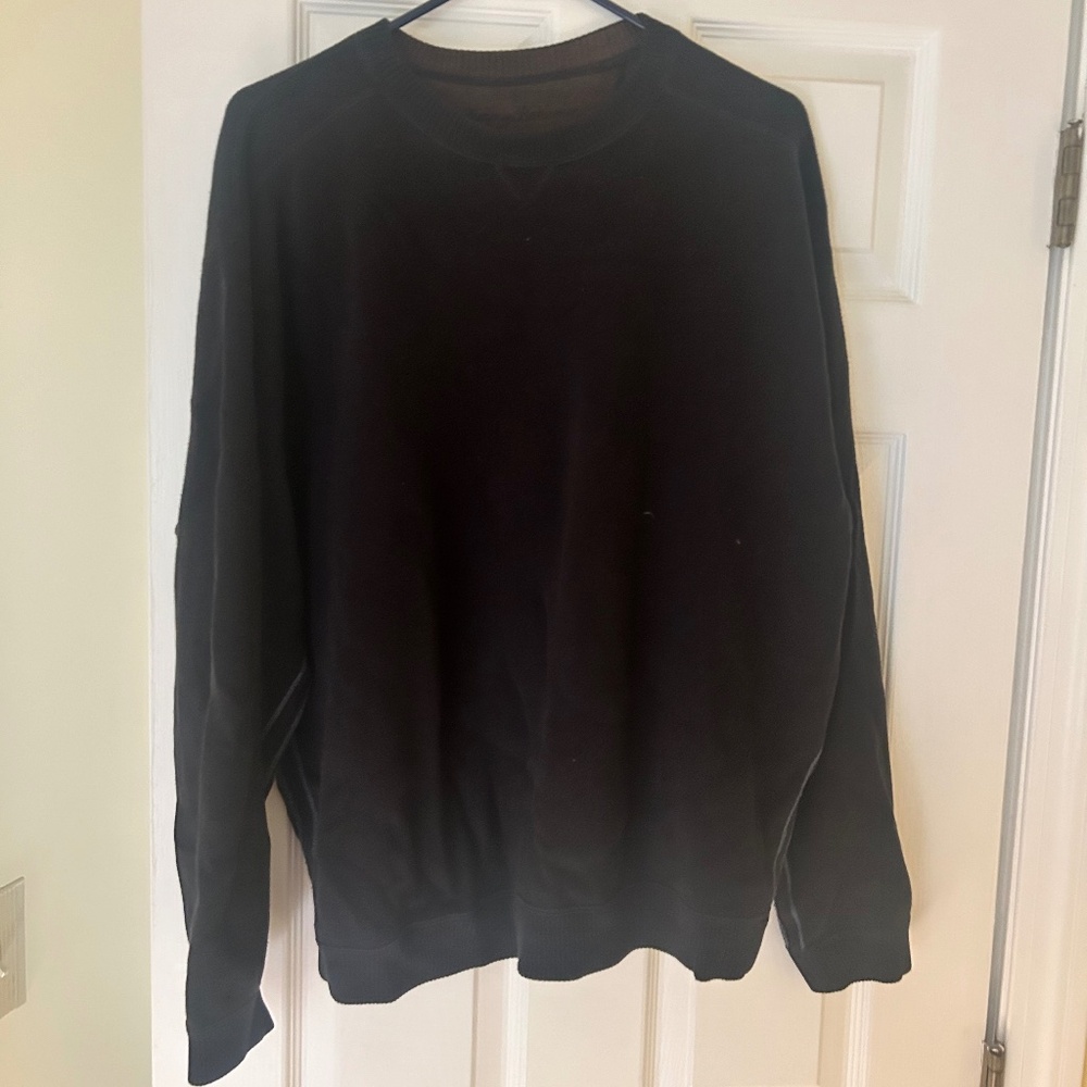 Men’s Tommy Bahama Tobago Bay Black Crew Neck Sweater